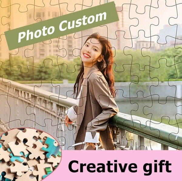 Custom Photo Puzzle - Create Your Own Puzzle - Personalised Jigsaw - Puzzles from Pictures - 35 500 1000 Pieces - Gift for Mom Birthday