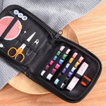 Travel Sewing Kit - Mini Needle and Thread Kit - Sewing Embroidery Storage Box - Reisenähset - Portable Travel Case - Seam Ripper Kit