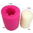 Rose Pillar Candle Mould | 3D Silicone Floral Flower Molds | Ice Wax Soap Resin Moulds | Bouquet Long Rectangular |DIY Crafting Making Mold