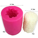 Rose Pillar Candle Mould | 3D Silicone Floral Flower Molds | Ice Wax Soap Resin Moulds | Bouquet Long Rectangular |DIY Crafting Making Mold