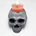 3D Skull Ashtray Mold - Silicone Mold - Resin Skull - Spiritual Divination - Witch Witchy Witchcraft Spirituality Bones Candle Holder Human