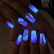 Glow in the Dark Nail Polish - Nail Glitter - Nail Supply Cosmetic Glitter - Nail Decals - Party Supplies