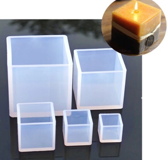 Cube Mold - Square Resin Mold - Silicone Mold for Candles - Epoxy Soap Mold - Silicon Cast Mold DIY