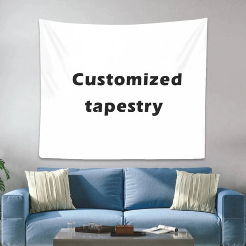 Custom Wall Tapestry - Personalized Wall Hanging Photo Tapestry - Customize Image Backdrop Wedding Tapestry - Make Your Own - Made to Order
