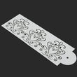 4 Pcs Cake Lace Stencil Craft Decorating Tool Damask Border Side Cupcake Sugarcraft Decoration Mould Baking Supply Princess Queen Birthday