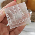 Custom Soap Stamp, Personalized Logo Custom Acrylic Mold, Handmade Acrylic Soap Stamp, Personalized Cookie Stamp Wedding Soap Stamp