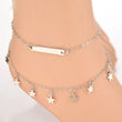 Custom Anklet, Personalized Bar Anklet, Custom Ankle Name Bracelet, Initial Beach Jewelry Gift for Women,  Dainty Summer Custom Any Name
