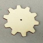 Wood Gear - Wooden Gears - Engrenage Bois - Unfinished Wood Pieces - Wooden Wheel - Holzzahnrad - Zahnräder Holz - Wood Cutout For Crafts
