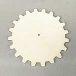 Wood Gear - Wooden Gears - Engrenage Bois - Unfinished Wood Pieces - Wooden Wheel - Holzzahnrad - Zahnräder Holz - Wood Cutout For Crafts