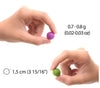120 Pcs Felt Balls - 1.5 cm Wool Felt Balls Kit - Rainbow Felt  Pom Poms Crafts for Making Garlands