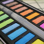ชุดสีน้ำ - ชุดสีวาดภาพ - อุปกรณ์วาดภาพแบบพกพา - จานสีวาดภาพ - ของขวัญสำหรับจิตรกร - ชุดศิลปะสีน้ำสำหรับผู้ใหญ่