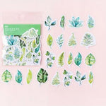 45 Pcs Flower Stickers for Scrapbooking - Color Diary Stickers - Bullet Journal Planner Book