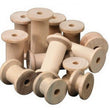 Wooden Bobbins - Cotton Reels - Wood Sewing Spools - Unfinished Mini Wooden Bobbins - Craft Supplies Twine