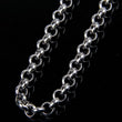 Stainless Steel Rolo Necklace for Men Women - Pearl Style Chain for Jewelry Making DIY Supplies