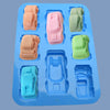 Car Cake Mold - Racing Car 8 Cavity Flexible Silicone Choclate Mold Soap Mold Candle Candy Polymer Clay Mould - Ice Tray Party Maker