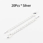 Extra Chain for Bracelet - Extenders for Anklet - Extenders for Necklace - Bracelet Extension for Jewelry Making - Chain Adjustor Lobster