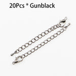 Extra Chain for Bracelet - Extenders for Anklet - Extenders for Necklace - Bracelet Extension for Jewelry Making - Chain Adjustor Lobster