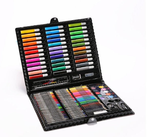Drawing Kit for Girls - Artist Gift Set - Kids Stationary Gift Set - Drawing Supplies - Coloring Kit - Coloring Pencils Markers Pastel Paint