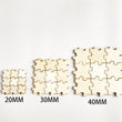 50 Blank Wooden Puzzle Pieces - Unfinished Wood Craft Puzzle - Mini DIY Puzzle - Create your Own Puzzle - Puzzle Holz Zum Bemalen Crafting