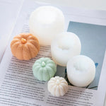 Pumpkin Mold - 3D Silicone Handmade Soap Mold - Fondant Cake Chocolate Mold - Cake Decorating Tools Plaster Candle Mold - Polymer Clay