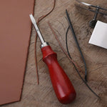 4 Pcs Leather Edge Beveler Set - Edge Beveler - Leather Working Tools - Leather Edger - Leder Rand Kegel - Edge Skive Skiving Tool