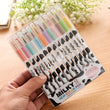 12 Pcs Coloured Pen Set - Milky Cow Pastel Ink Design - Art Craft Drawing Pens - Lettering Pen Calligraphy Multicolor Pens, School Supplies