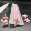 Airplane Tube Soap Mold - Silicone Embed Soap Making Supplies Candle Candy Chocolate Mold Cake Decoration
