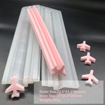 Airplane Tube Soap Mold - Silicone Embed Soap Making Supplies Candle Candy Chocolate Mold Cake Decoration