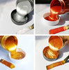 7 Pcs Metallic Acrylic Paint - Craft Paint - Gold Paint - Shimmer Paint - Folk Art Paint - Glittery Paint - Reflective Paint - Ceramic Paint