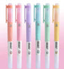 6 Pcs Erasable Highlighter Pen Set - Highlighter Marker Pen - Pastel Study Supplies - School Office Stationary - Student Art - Double Headed