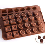 Chocolate Mold -  Silicone Mould for Wax, Chocolate, Cake Making - Resin Mold - Baking Mold - Plaster Mold - Gummy Ice