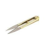 Gold Thread Snips - Embroidery Scissors - Sewing - Yarn Snippers - Thread Clipper for Sewing Embroidery Cross Stitch - Hand Held Scissors