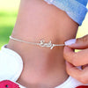 Personalized Anklet, Custom Anklet, Custom Ankle Name Bracelet, Initial Beach Jewelry Gift for Women,  Dainty Summer Custom Any Name