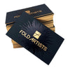200 Pcs Custom Business Card, Personalized Business Card, Holographic Foil, Design, Printing , Black Gold Foil, Silver Foil Calling Cards