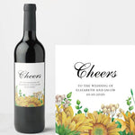 20 Pcs Personalized Wedding Wine Bottle Labels, Custom Wine Bottle Labels for Wedding Parties Reception Engagement, Wedding Favor Decoration