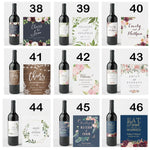 20 Pcs Custom Wine Bottle Labels for Wedding Reception Parties Engagement, Personalized Wedding Wine Bottle Labels, Wedding Favor Decoration