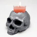 3D Skull Ashtray Mold - Silicone Mold - Resin Skull - Spiritual Divination - Witch Witchy Witchcraft Spirituality Bones Candle Holder Human