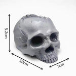 3D Skull Ashtray Mold - Silicone Mold - Resin Skull - Spiritual Divination - Witch Witchy Witchcraft Spirituality Bones Candle Holder Human