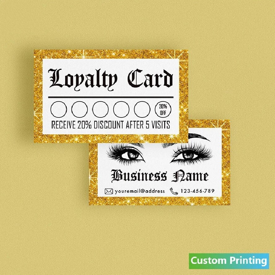 Custom Loyalty Cards, Business Punch Cards