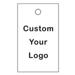 100 Custom Rectangle Hang Tags, Personalized Text Logo, Clothing Label, Retail Price Tag, Jewelry, Brand Swing Tag, Etiquette Pour Vetement