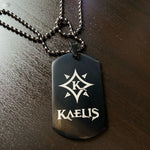 Custom Dog Tag - Personalized Laser Engraved Stainless Steel Military Pendant Style Jewellery - Rock Musicians Birthday Christmas Gift