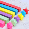 Origami Star Paper Strips, Star Folding Paper, Rainbow Origami Star Paper, Japanese Lucky Wishing Stars, Rainbow DIY Star Paper