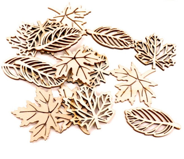 Leaf Shape Assortment, Diy Crafts, Leaves, Embellishments, Fall, Autumn, Trees, Wood Shape Blanks, Crafts, Wood Craft, Maple Leaf Decor