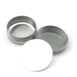 Tomma kosmetikburkar, aluminiumburkar för förvaring, skruvlock, kosmetikburk, hemgjorda ljus, krämer, läppbalsam, handkräm, skäggvax