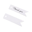 100 Pcs Brown White Craft Label Tags, Handmade Thank You, Customer Tags, Hang Tags, Paper Tags, Tag Kraft Gift, Card Tags Labels, Wrapping