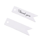 100 Pcs Brown White Craft Label Tags, Handmade Thank You, Customer Tags, Hang Tags, Paper Tags, Tag Kraft Gift, Card Tags Labels, Wrapping