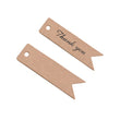 100 Pcs Brown White Craft Label Tags, Handmade Thank You, Customer Tags, Hang Tags, Paper Tags, Tag Kraft Gift, Card Tags Labels, Wrapping