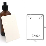 100 Pcs Custom Earing Card - Personalized Necklace Cards with Your Logo Design - Jewelry Display Packaging - Jewellery Custom Tags -