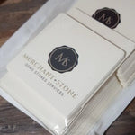 100 Pcs Custom Earing Card - Personalized Necklace Cards with Your Logo Design - Jewelry Display Packaging - Jewellery Custom Tags -