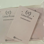 100 Pcs Custom Earing Card - Personalized Necklace Cards with Your Logo Design - Jewelry Display Packaging - Jewellery Custom Tags -